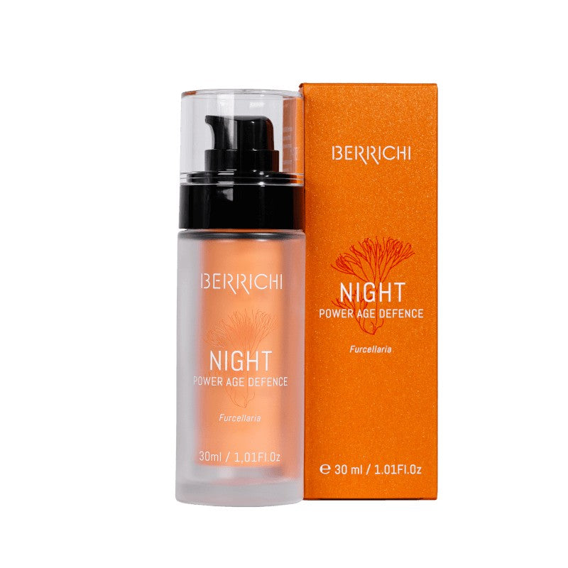 Berrichi NIGHT -yövoide stimuloi ihon pintaverenkiertoa ja tarjoaa syvää kosteutusta kaikille ihotyypeille.